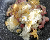 Foto del paso 2 de la receta: Espaguetis con jamón y panceta en salsa de queso