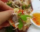 Hình bước làm 5 của món Hoa chuối trộn tôm thịt