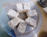 Hình bước làm 2 của món Tôm hấp tàu hũ trắng sauce nước tương