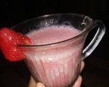 Jus strawberry langkah memasak 4 foto