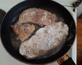 Mustáros sertéscomb hirtelen sütve, nudlival recept fázis 1 fotója