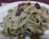 Foto del paso 6 de la receta: Fetuccini de espinacas con salsa de setas