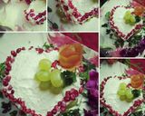 A picture of step 7 of Heart sandwich cake.
