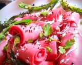 बीटरूट खांडवी (Beetroot Khandvi recipe in Hindi) रेसिपी चरण 7 फोटो