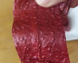 Une image de l'étape 7 de 🫐''Cuir'' de fruits framboise banane.