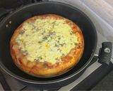 A picture of step 14 of Yummy kabab pizza recipe 😋 Without Oven.
