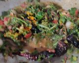 A picture of step 4 of Sarson Ka saag & Makki roti.