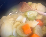 Foto del paso 7 de la receta: Crema de verduras y caldo de verduras en una sola receta