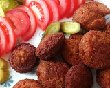 عکس مرحله 3 از دستور فلافل آبادانی👌🌭🌶🍅