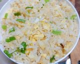 Hình bước làm 4 của món Cơm rang trứng