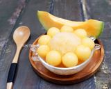 Hình bước làm 3 của món Sorbet Dưa lưới