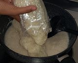 A picture of step 2 of Sticky Rice with Mango.