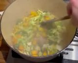 A picture of step 5 of Mushroom, chestnut and banana squash filo pie.