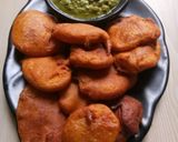 A picture of step 8 of #tiffin box# alu ki pakodi.
