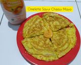 Foto langkah ke 6 dari resep Omelette Sayur Cheesy Mayo.