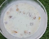 A picture of step 6 of Sabut dana, makhana kher.