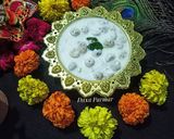 A picture of step 5 of Panchamrit / Charnamrit.