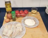 A picture of step 1 of Battered Cod with Fresh Tomato (No Salt).