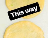 A picture of step 5 of Khasta Kachori with Aloo ki sabji (Green peas stuffed patties).