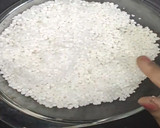 A picture of step 1 of Sabudana Khichdi.