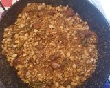 A picture of step 7 of Jaén-Style Migas.