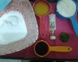 A picture of step 1 of Eggless Chocolate Chip Cookies # Festive Dish contest _ Mombasa#.
