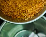 A picture of step 6 of Soybean flour laddu.