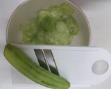 Foto del paso 1 de la receta: Ensalada de pepino con nata fresca- comida húngara en castellano