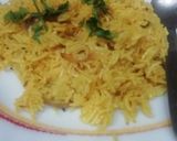 A picture of step 6 of Onion Rice.
