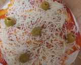 Foto del paso 5 de la receta: Tortitas de trigo rellenas en air fryer (tipo pizza)
