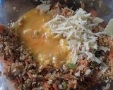 A picture of step 2 of Sig's Cheese&Onion Flapjack.