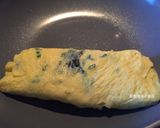 A picture of step 7 of Scallion and Wakame Tamagoyaki.