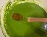 A picture of step 2 of Spinach and Matcha Pancakes.