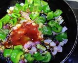 A picture of step 4 of Chilli Paneer.