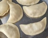 A picture of step 4 of Olya Naralachi Karanji (fresh coconut sweet) - Gujiya.