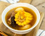 【老菜脯荸薺排骨湯】雨水節氣燉湯，口感爽脆湯頭甜的食譜步驟4照片