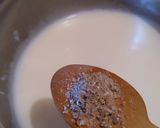 A picture of step 3 of Cardamom/Elaichi flavoured milk..