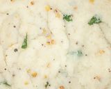 A picture of step 4 of Upma of semolina.