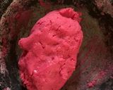 A picture of step 3 of Beetroot Mani Kozhakkattai.