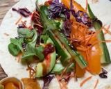 Une image de l'étape 9 de 🥗🌮🌽wraps🥑 saumon 🍣 légumes de saison 🌶️🫑🍂.