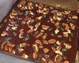 A picture of step 3 of Salted Dark Chocolate Bark.