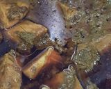 A picture of step 5 of Green coriander & potato curry.