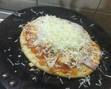 A picture of step 7 of Paneer Pizza.
