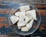 A picture of step 1 of Kathal ka Achar (Punjabi Jackfruit Pickle).
