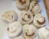 A picture of step 3 of Cinnamon rolls.