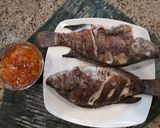 Foto langkah ke 5 dari resep Mujair Panggang & Dabu-Dabu Goreng.