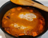 Foto del paso 4 de la receta: Ñoquis con pollo en salsa de cebolla y zanahoria