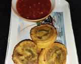 A picture of step 10 of Bread Pin Wheels Samosa.