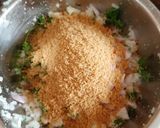 A picture of step 1 of Poha donuts.