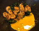A picture of step 6 of Ribeye Mint Chutney Sauce w/ Shrimp Pad Thai.